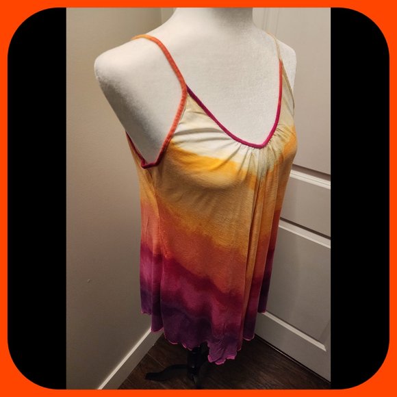 IN BLOOM BY JONQUIL || Colourful Tie Dye Chemise (SIZE M) - Picture 2 of 8